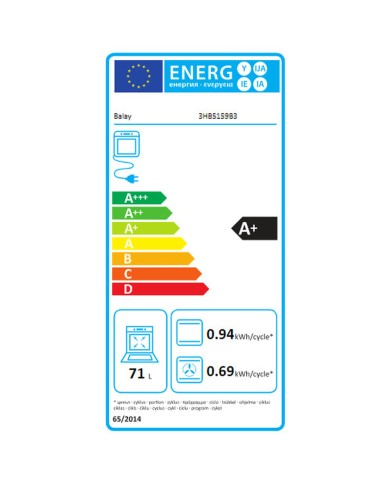 Forno Balay 3HB5159B3 71 L