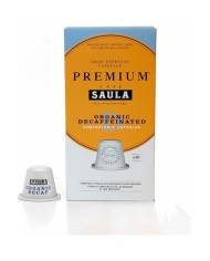 Capsule di Caffè con Contenitore Saula 30338181 Premium Organic 10Cap Zero