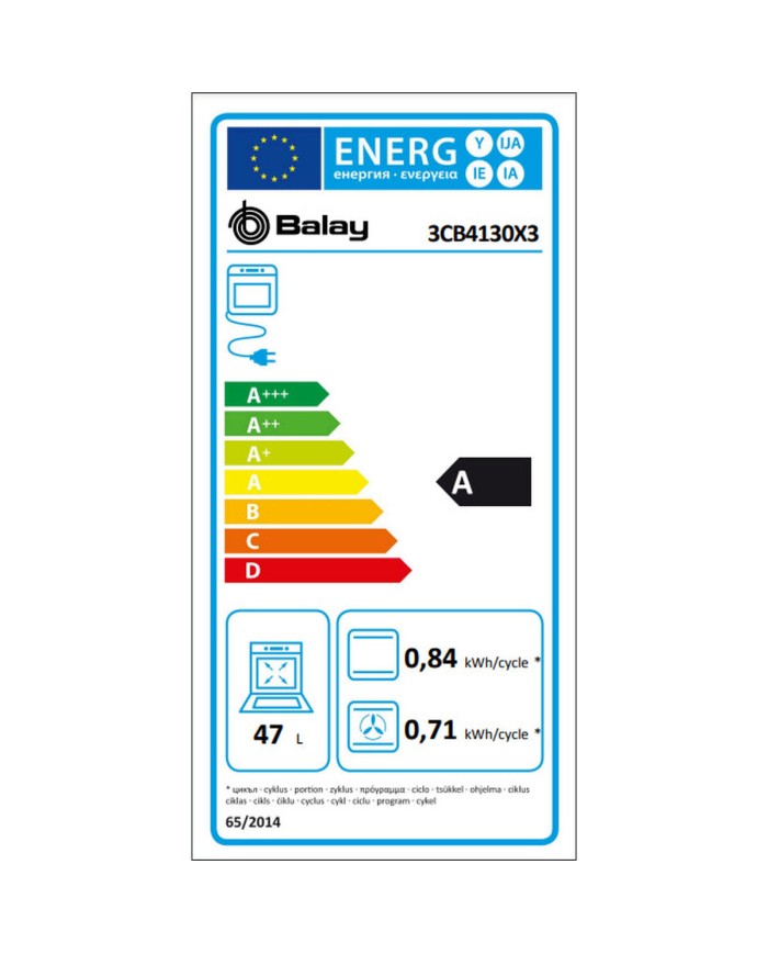 Forno Balay 3CB4130X3 47 L
