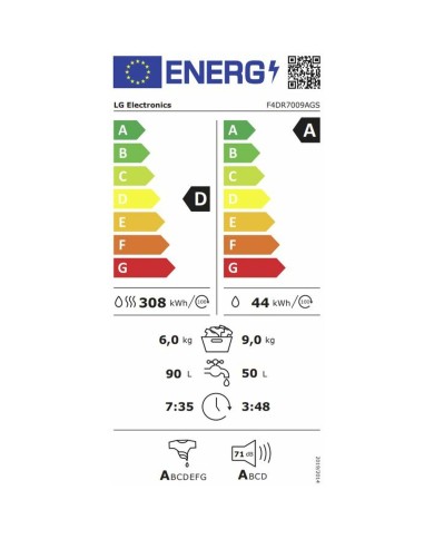 Lavatrice - Asciugatrice LG F4DR7009AGS