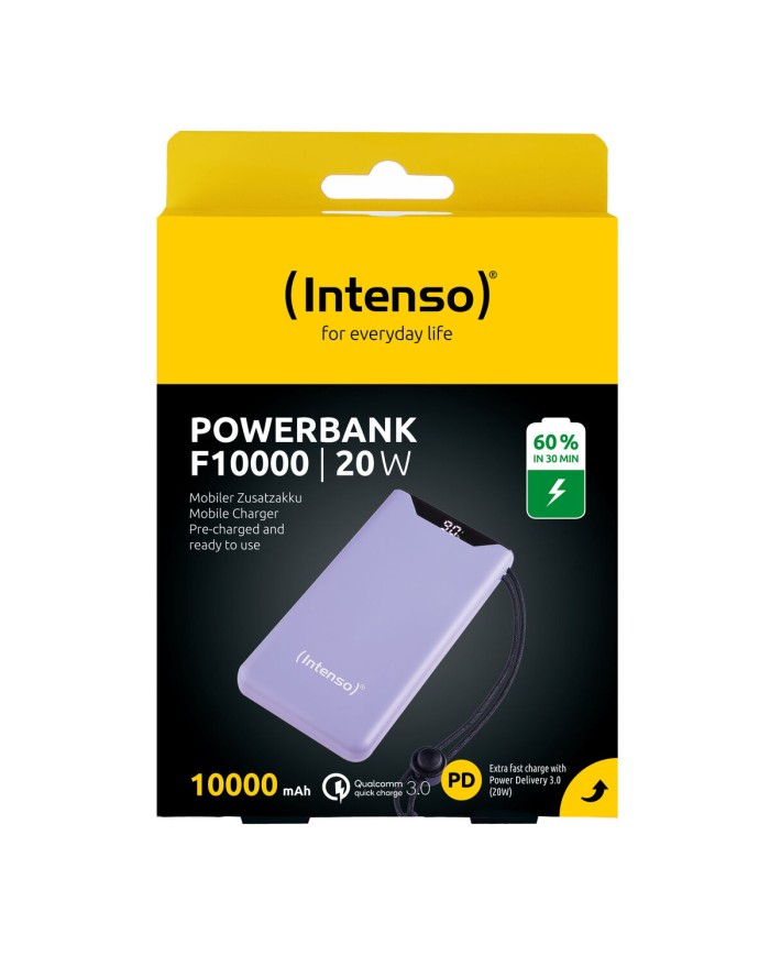 Powerbank Integral 10000 mAh Viola Lilla Porpora Powerbank Integral 10000 mAh Viola Lilla Porpora