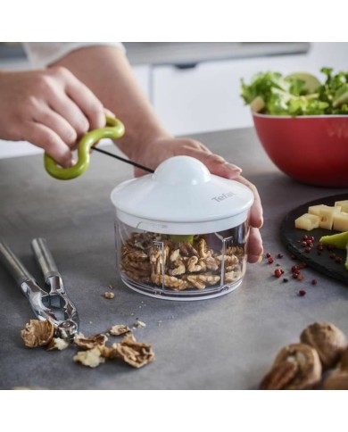 Mini Tritatutto Manuale con Corda Tefal Bianco Acciaio inossidabile Plastica 30 W 500 ml Mini Tritatutto Manuale con Corda Tefal Bianco Acciaio inossidabile Plastica 30 W 500 ml