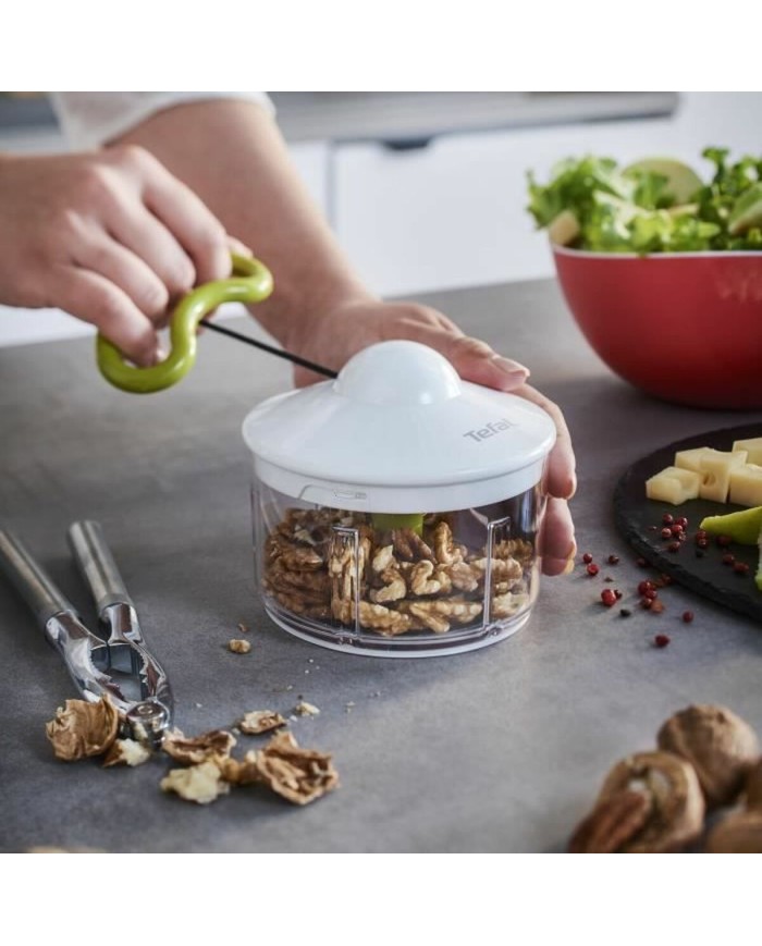 Mini Tritatutto Manuale con Corda Tefal Bianco Acciaio inossidabile Plastica 30 W 500 ml