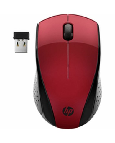 Mouse senza Fili HP 220 Rosso 1600 dpi
