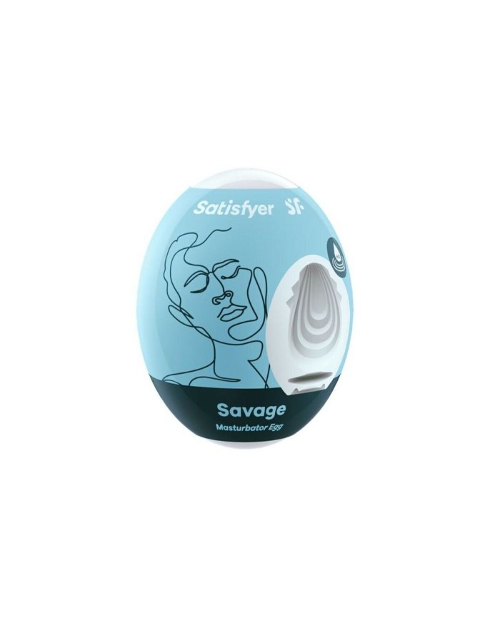 Masturbatore Uovo Satisfyer Savage Azzurro
