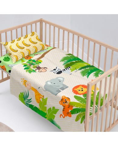 Set di Lenzuola HappyFriday Mr Fox Wild Multicolore Culla Neonato 2 Pezzi Set di Lenzuola HappyFriday Mr Fox Wild Multicolore Culla Neonato 2 Pezzi