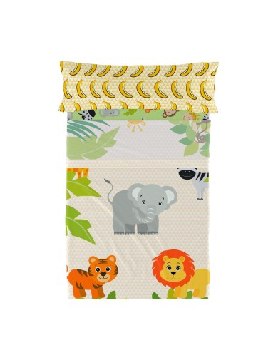 Set di Lenzuola HappyFriday Mr Fox Wild Multicolore Singolo 2 Pezzi Set di Lenzuola HappyFriday Mr Fox Wild Multicolore Singolo 2 Pezzi