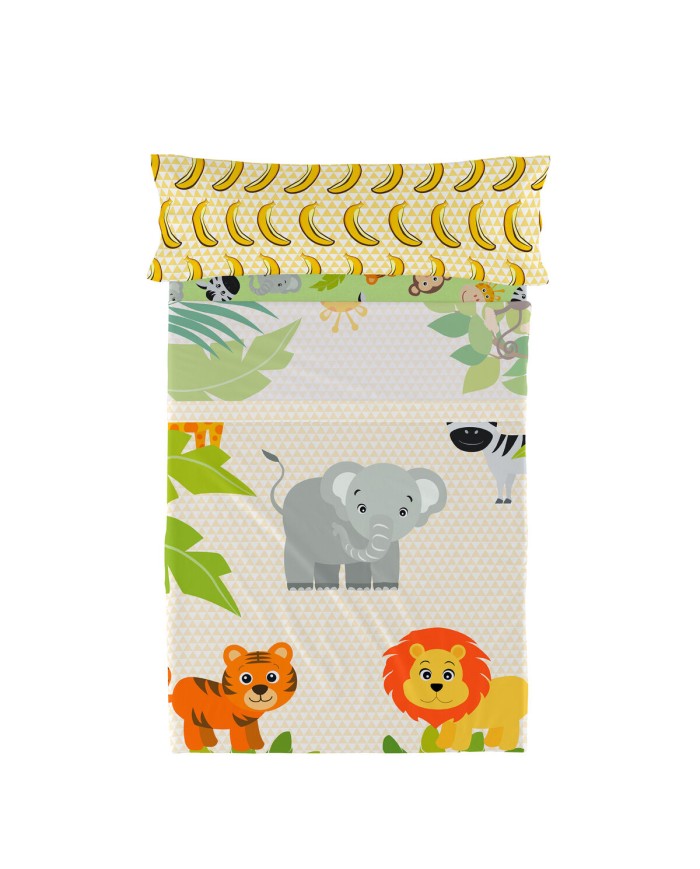 Set di Lenzuola HappyFriday Mr Fox Wild Multicolore Singolo 2 Pezzi Set di Lenzuola HappyFriday Mr Fox Wild Multicolore Singolo 2 Pezzi