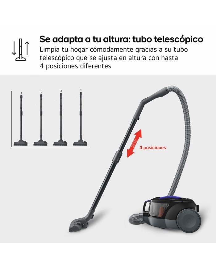 Aspirapolvere senza Sacchetto LG VK8506NHAG Rosso 650 W Aspirapolvere senza Sacchetto LG VK8506NHAG Rosso 650 W