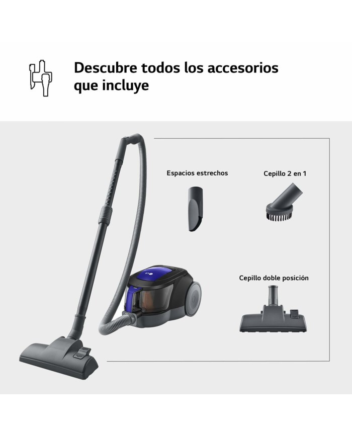 Aspirapolvere senza Sacchetto LG VK8506NHAG Rosso 650 W Aspirapolvere senza Sacchetto LG VK8506NHAG Rosso 650 W