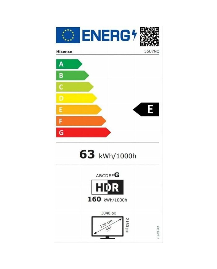 Smart TV Hisense 55U7NQ 4K Ultra HD 55" LED HDR Smart TV Hisense 55U7NQ 4K Ultra HD 55" LED HDR