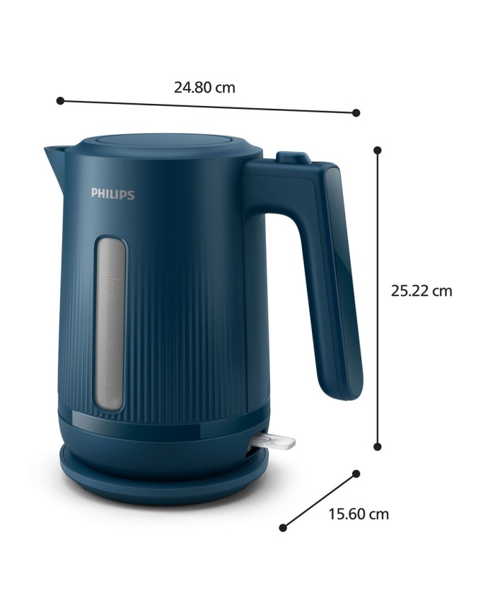 Bollitore Philips HD9411/70 Azzurro 2200 W 1,7 L ABS Bollitore Philips HD9411/70 Azzurro 2200 W 1,7 L ABS