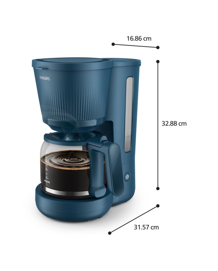 Caffettiera Americana Philips HD7411/70 Azzurro 1,3 L