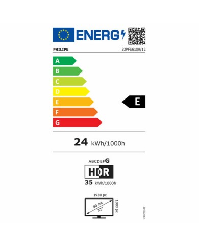 Smart TV Philips 32PFS6109 Full HD 32" LED