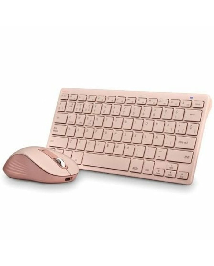 Tastiera e Mouse NGS FANTASYKITPINK Qwerty in Spagnolo Rosa Tastiera e Mouse NGS FANTASYKITPINK Qwerty in Spagnolo Rosa