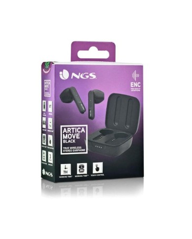 Auricolari con Microfono NGS ARTICAMOVEWHITE Bianco Auricolari con Microfono NGS ARTICAMOVEWHITE Bianco