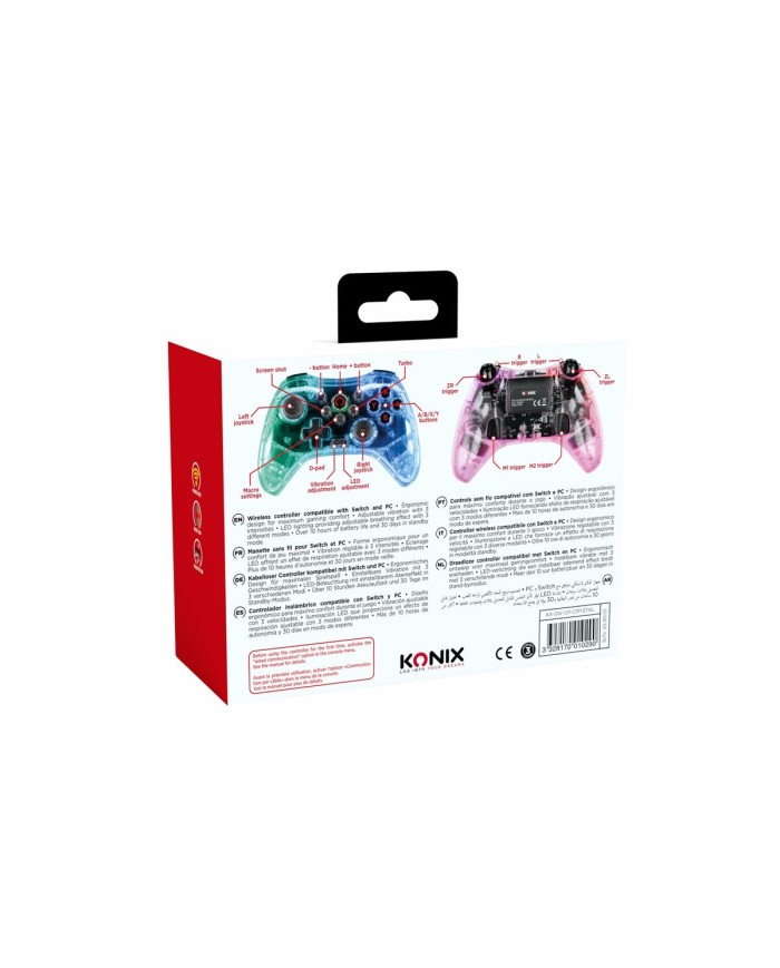 Controller Gaming KONIX Crystal