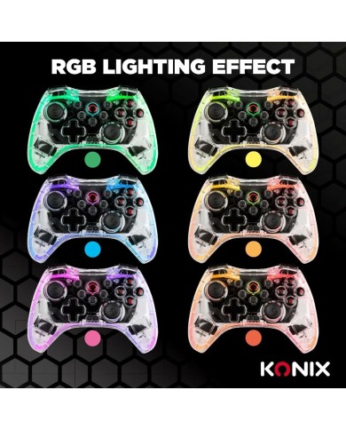 Controller Gaming KONIX Crystal Controller Gaming KONIX Crystal