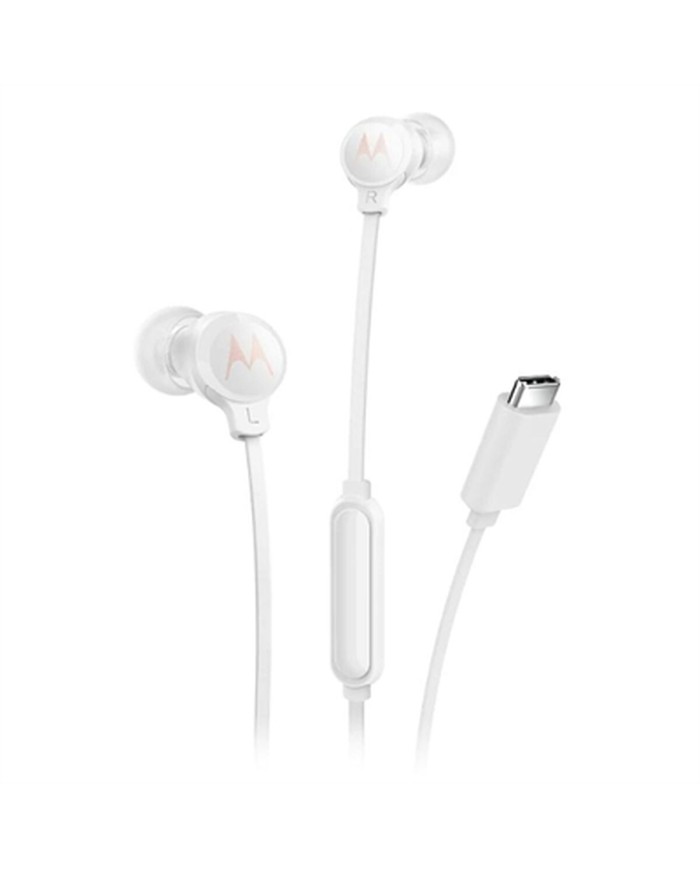 Auricolari Motorola 3C-S Bianco USB-C Auricolari Motorola 3C-S Bianco USB-C