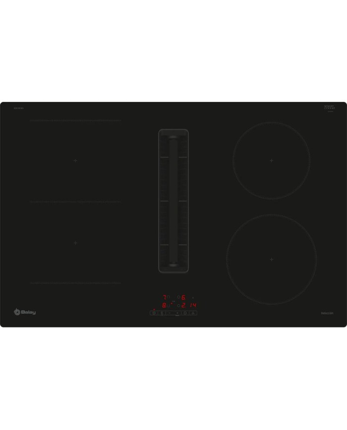 Piano Cottura ad Induzione Balay 3EBC983ER 80 cm 7400 W Piano Cottura ad Induzione Balay 3EBC983ER 80 cm 7400 W