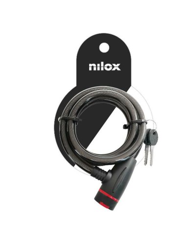 Lucchetto con chiave Nilox NXPLCABLELOCK
