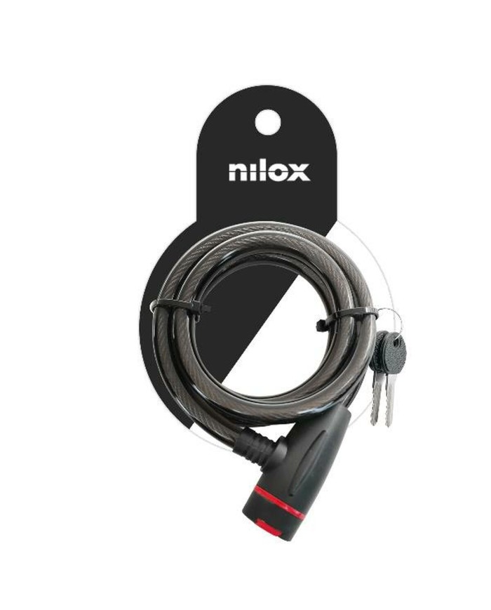 Lucchetto con chiave Nilox NXPLCABLELOCK