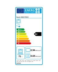 Forno BOSCH HBG579ES3 71 L 3600 W