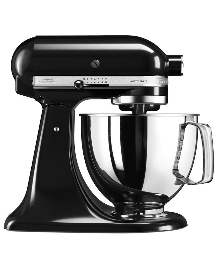 Robot da Cucina KitchenAid 5KSM125EOB Nero 300 W 4,8 L Robot da Cucina KitchenAid 5KSM125EOB Nero 300 W 4,8 L