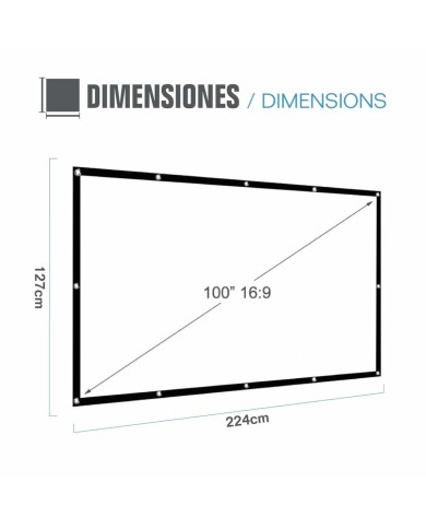 Schermo di Proiezione iggual ECO COST 100 100" Schermo di Proiezione iggual ECO COST 100 100"