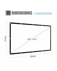 Schermo di Proiezione iggual ECO COST 100 100" Schermo di Proiezione iggual ECO COST 100 100"