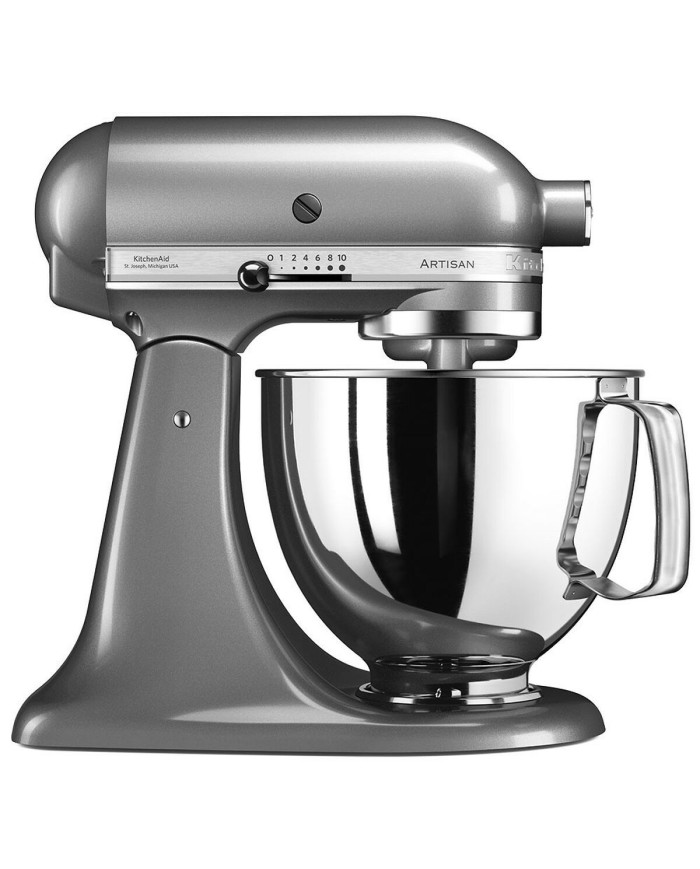 Robot da Cucina KitchenAid 5KSM125ECU Argentato 300 W 4,8 L Robot da Cucina KitchenAid 5KSM125ECU Argentato 300 W 4,8 L