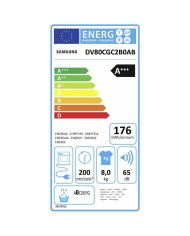 Asciugatrice a condensazione Samsung DV80CGC2B0ABEC