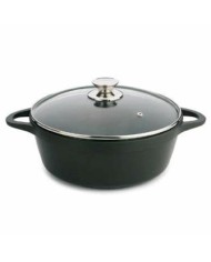 Casseruola con coperchio Valira 4141/25 Nero Ø 24 cm Casseruola con coperchio Valira 4141/25 Nero Ø 24 cm