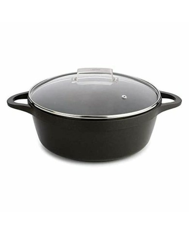 Casseruola con coperchio Valira 4142/25 Nero Casseruola con coperchio Valira 4142/25 Nero