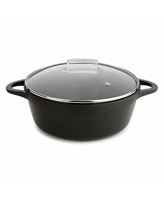 Casseruola con coperchio Valira 4142/25 Nero