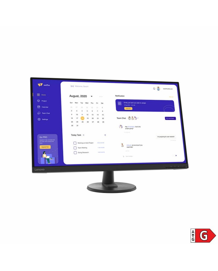 Monitor Lenovo 66FDGAC2EU 4K Ultra HD 31,5"
