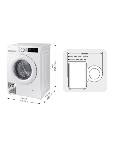 Lavatrice Samsung WW11DG5B25TEEC 11 Kg 60 cm 1400 rpm