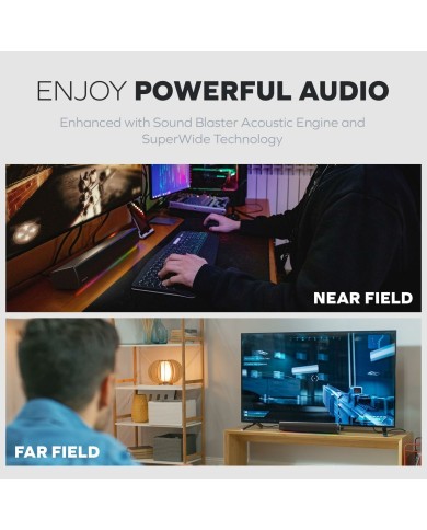 Casse a Colonna Senza Fili Creative Technology Blaster GS5 Nero Casse a Colonna Senza Fili Creative Technology Blaster GS5 Nero