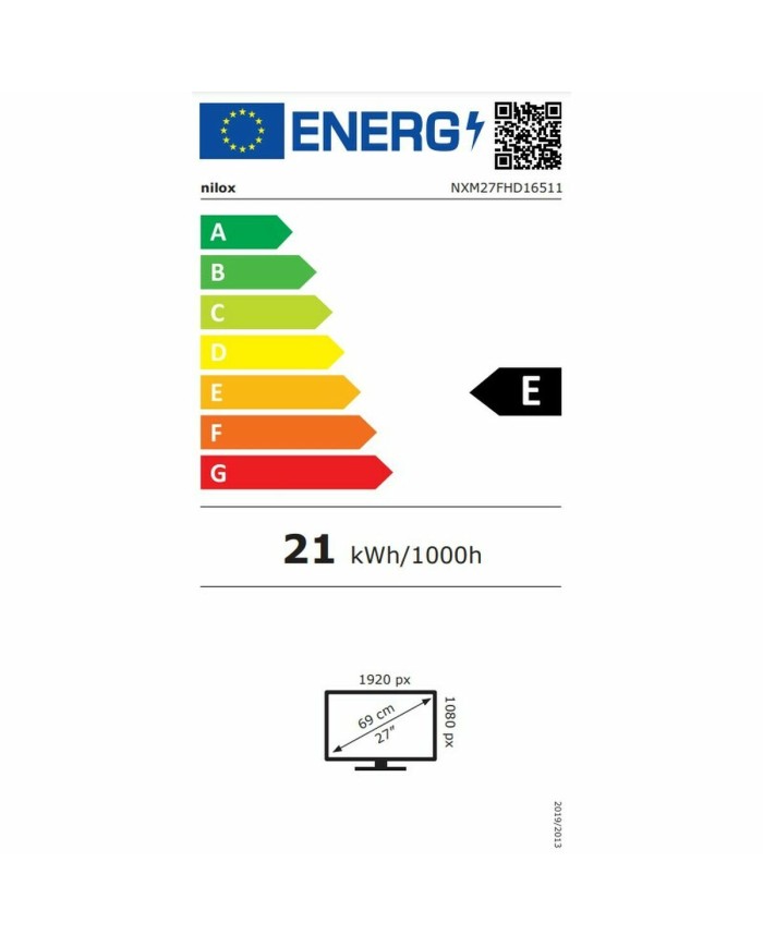 Monitor Gaming Nilox NXM27FHD16511 Full HD 27"