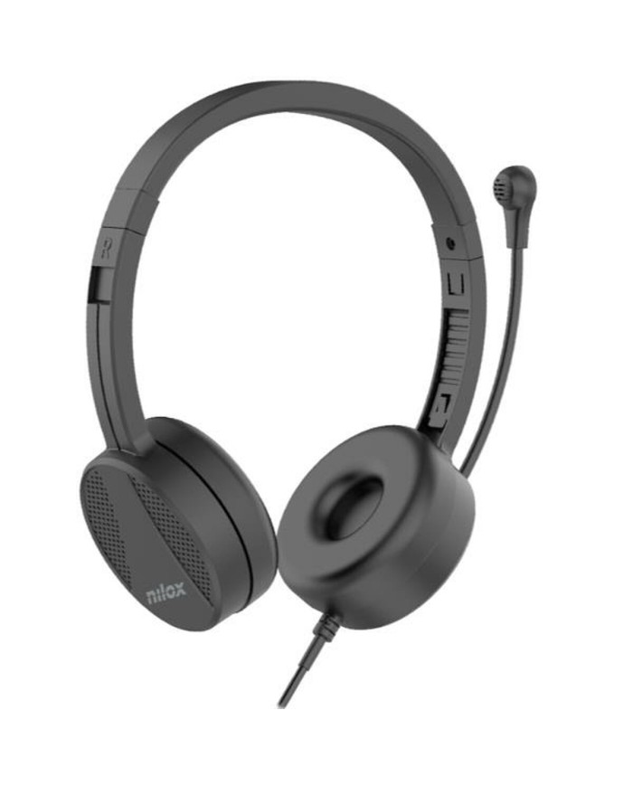 Auricolari con Microfono Nilox NXAUSB01 Nero