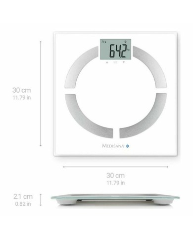 Bilancia Digitale da Bagno Medisana MED 40444 Bianco 180 kg Bilancia Digitale da Bagno Medisana MED 40444 Bianco 180 kg