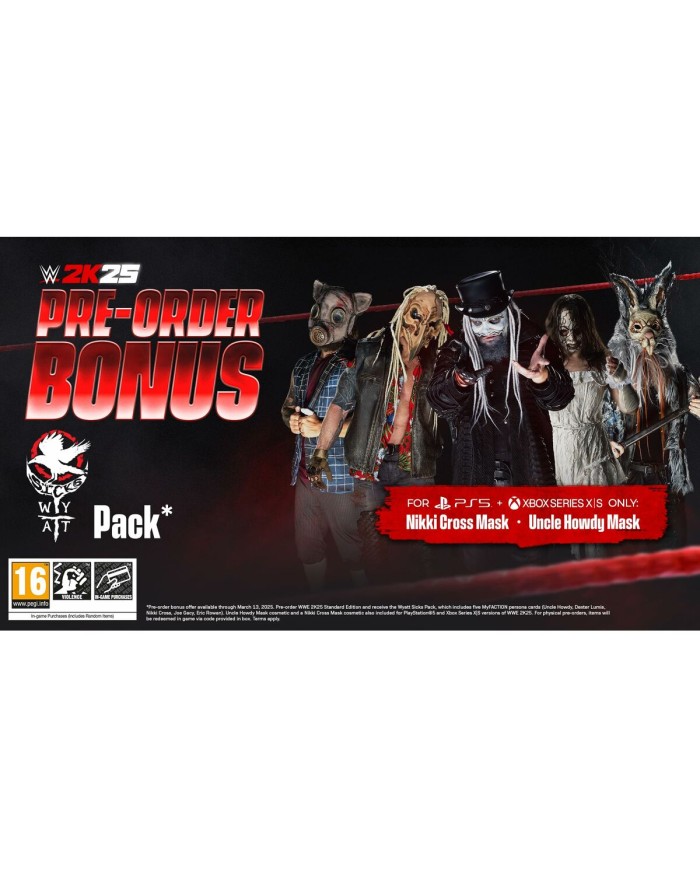 Videogioco PlayStation 5 Sony WWE 2K25 Videogioco PlayStation 5 Sony WWE 2K25