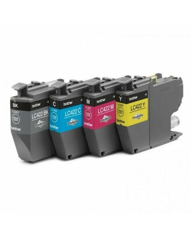 Cartuccia ad Inchiostro Originale Brother LC422VAL 4 Unità