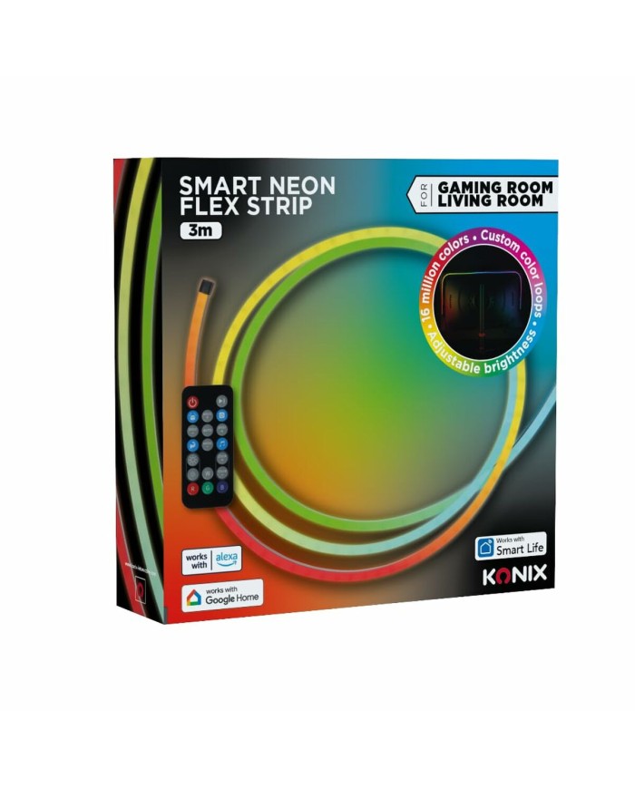 Strisce LED KONIX SMART 3 m Multicolore Strisce LED KONIX SMART 3 m Multicolore