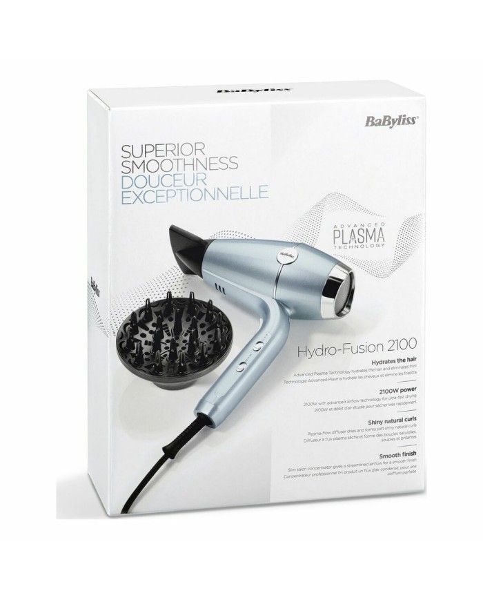 Phon Babyliss Azzurro Metallizzato 2100 W Phon Babyliss Azzurro Metallizzato 2100 W