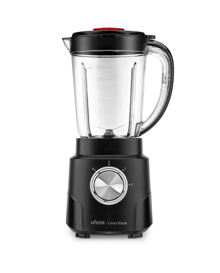Frullatore UFESA CORAL BLACK Nero 600 W 1,5 L Frullatore UFESA CORAL BLACK Nero 600 W 1,5 L