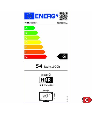 Smart TV LG 43UT80006LA 43" 4K Ultra HD LED HDR D-LED Smart TV LG 43UT80006LA 43" 4K Ultra HD LED HDR D-LED
