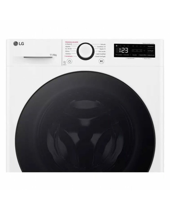 Lavatrice-Asciugatrice Intelligente LG F4DR6011AGW 11 kg/6 kg 1400 rpm