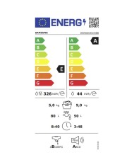 Lavatrice - Asciugatrice Samsung WD90DG5G34BBEC 1400 rpm 9kg / 6kg Lavatrice - Asciugatrice Samsung WD90DG5G34BBEC 1400 rpm 9kg / 6kg