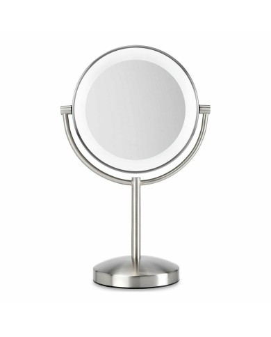 Specchio Ingranditore con LED Babyliss 9437E Acciaio Metallo (1 Unità) Specchio Ingranditore con LED Babyliss 9437E Acciaio Metallo (1 Unità)